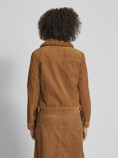 Christian Berg Woman Corduroy jack met teddybont Camel - 5