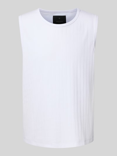 JACK & JONES Premium Tanktop in Ripp-Optik Modell 'BLACHUCK' Weiss 2