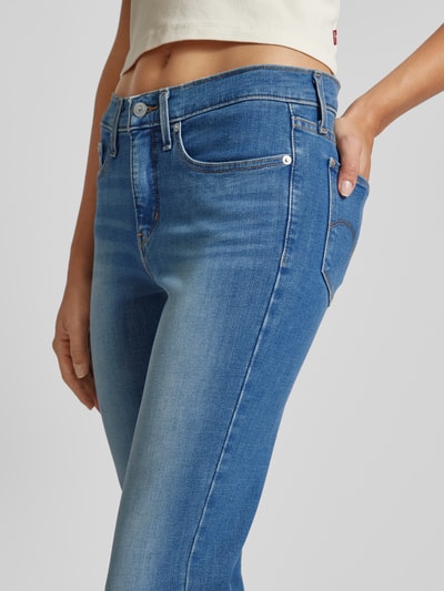 Levi's® 300 Bootcut jeans in 5-pocketmodel, model 'INDI' Lichtblauw - 3