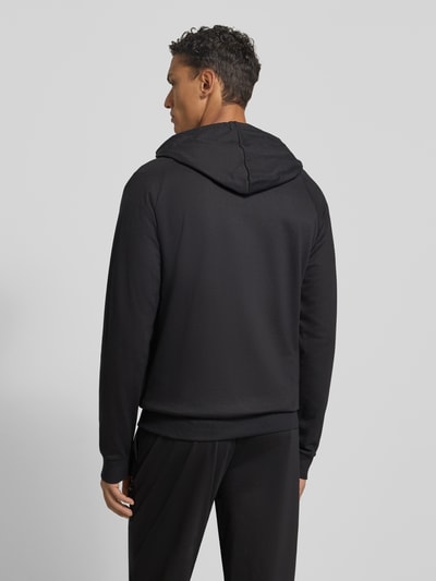 BOSS Regular fit sweatjack van puur katoen, model 'AUTHENTIC' Zwart - 5