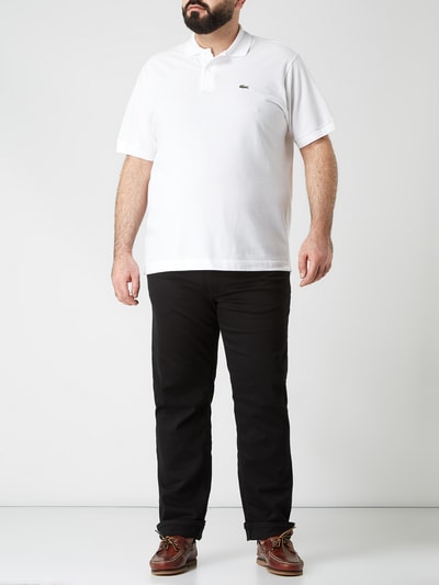 Lacoste Classic fit poloshirt met logobadge Wit - 1