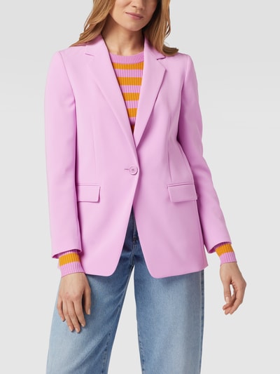 BOSS Black Women Blazer met reverskraag, model 'Jocalua' Mauve - 4