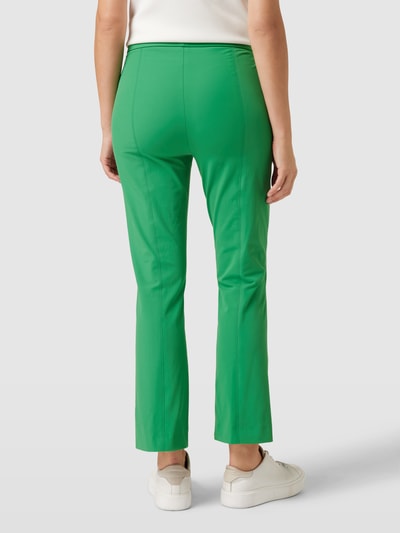 Raffaello Rossi Flared cut comfortbroek met siernaden, model 'MACY' Groen - 5