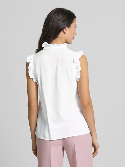 Selected Blusentop aus Viskose-Leinen-Mix Modell 'VIVA' Offwhite 5