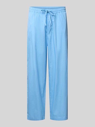 REVIEW Stoffhose mit elastischem Bund und Eingrifftaschen Bleu 2