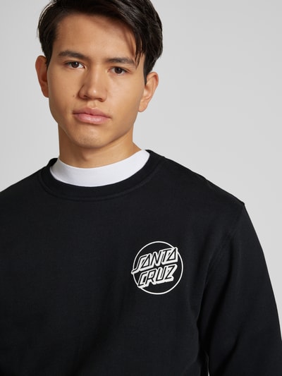 SANTA CRUZ Sweatshirt mit Label-Print Black 3