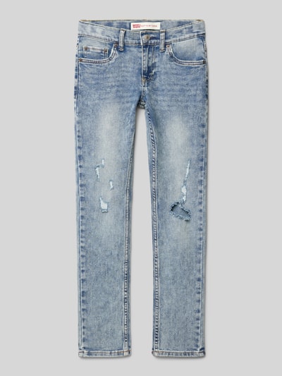 Levi’s® Kids Slim Fit Jeans im 5-Pocket-Design Blau 1