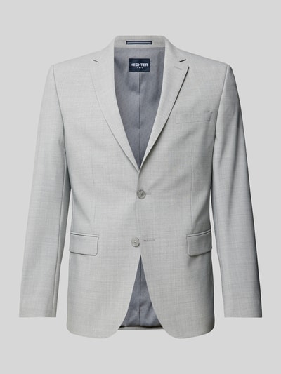 HECHTER PARIS Slim fit colbert met paspelzak op de borst Middengrijs - 2