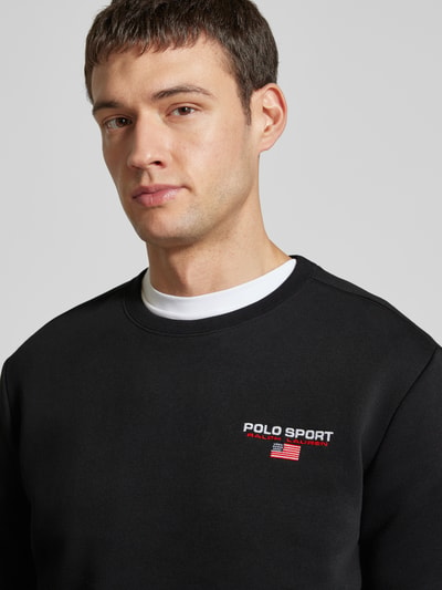 Polo Sport Sweatshirt mit Label-Print Black 3