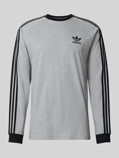 adidas Originals Shirt met lange mouwen en labelstitching Middengrijs - 2