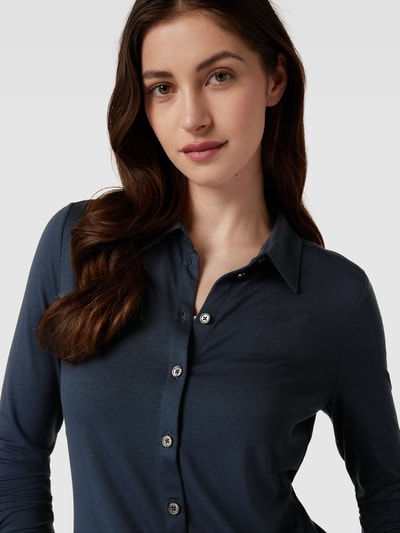 Marc O'Polo Bluse mit Umlegekragen Marine 3