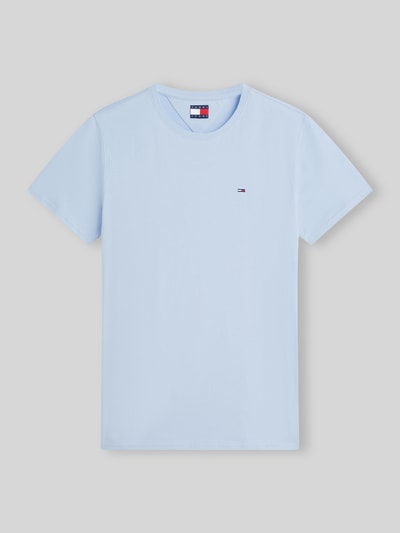 Tommy Jeans męski t-shirt o kroju regular fit z czystej bawełny Jasnoniebieski 2