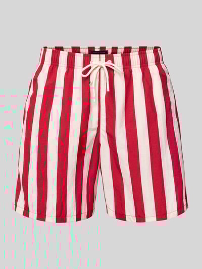 Tommy Hilfiger Regular fit zwembroek met tunnelkoord Rood - 1