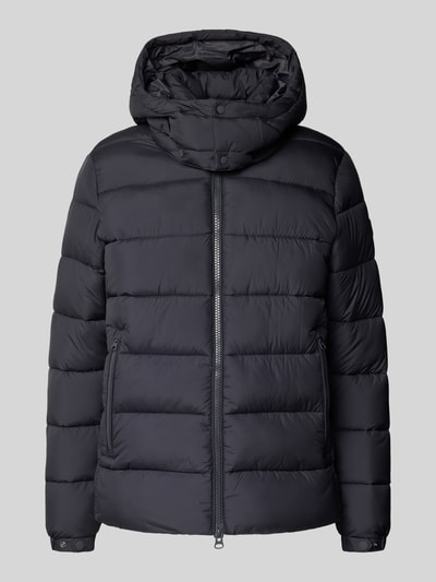 SAVE THE DUCK Gewatteerd jack met afneembare capuchon, model 'BORIS' Antraciet - 2
