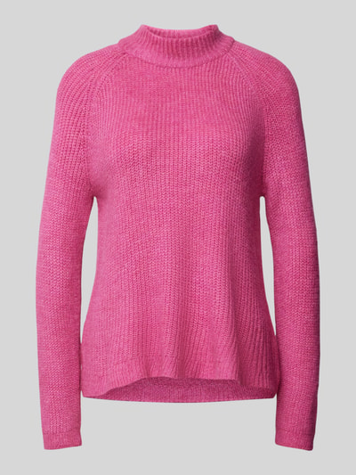 Only Gebreide pullover met ronde hals, model 'JADE' Rood - 2