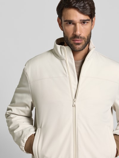 Geox Jacke mit Stehkragen Modell 'VINCINT' Beige 3