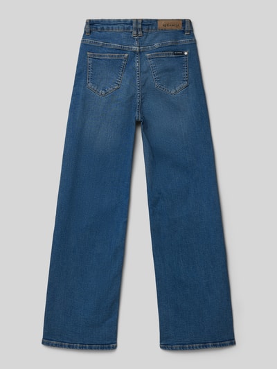 Garcia Straight fit jeans met steekzakken, model 'Ivy' Blauw - 3