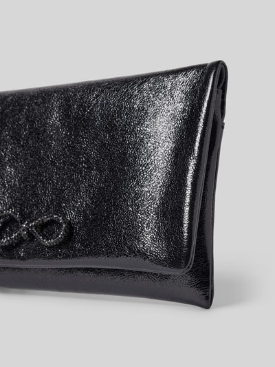 Abro Leren clutch met applicatie Zwart - 2