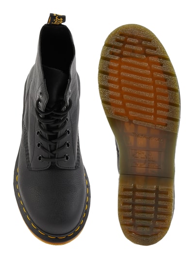 Dr. Martens Leren boots met rubberzool, model 'Pascal' Zwart - 5