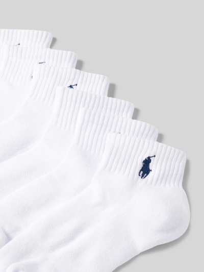 Polo Ralph Lauren Sneakersocken mit Rippenbündchen im 6er-Pack Weiss 2