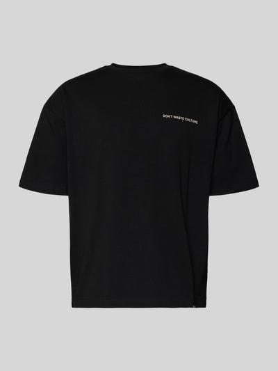 Don´t Waste Culture T-Shirt mit Logo-Print Modell 'Islian' Black 2
