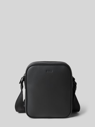 BOSS Schoudertas van echt rundleer Model 'NEW CROSSTOWN' Zwart - 2