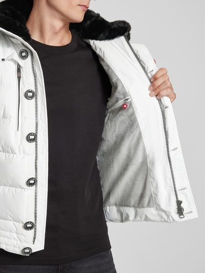 Wellensteyn Funktionsjacke mit Kapuze und Eingrifftaschen Weiss 6