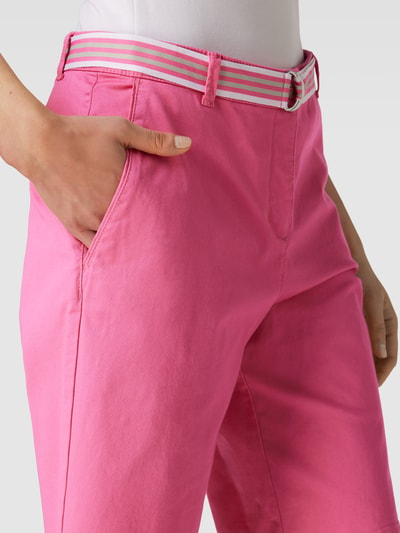 Christian Berg Woman Chino-Shorts mit Leistentasche Pink 3
