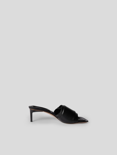 Jacquemus Pantoletten aus Leder Black 6