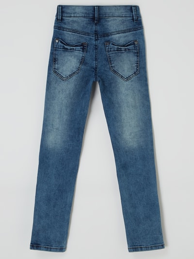 s.Oliver RED LABEL Skinny Fit Jeans mit Stretch-Anteil Modell 'Seattle' Jeansblau 4