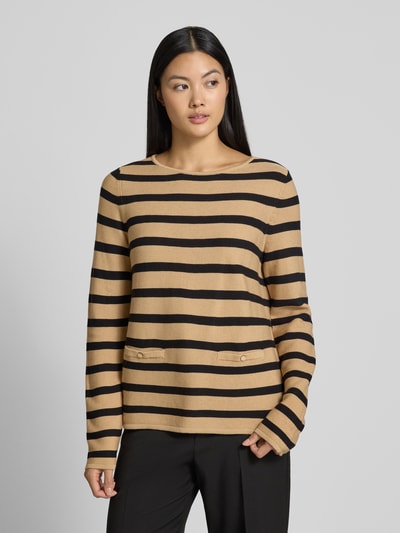 Betty Barclay Strickpullover mit Ziertaschen Beige 4