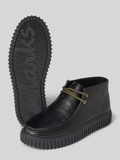 Clarks Boots met profielzool, model 'Torhill Hi' Zwart - 4