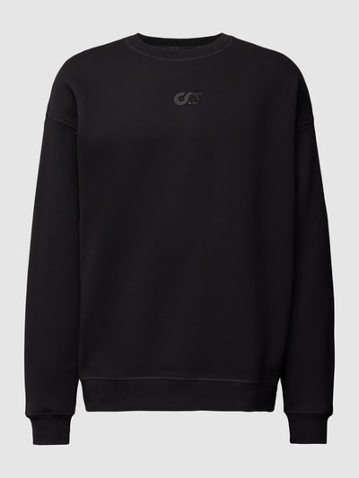 AlphaTauri Sweatshirt mit Label-Stitching Modell 'SEOVE' Black 2