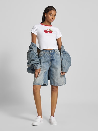 Levi's® T-shirt z nadrukowanym motywem Biały 1