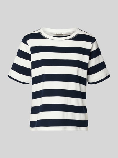Tom Tailor Relaxed Fit T-Shirt aus reiner Baumwolle Marine 2
