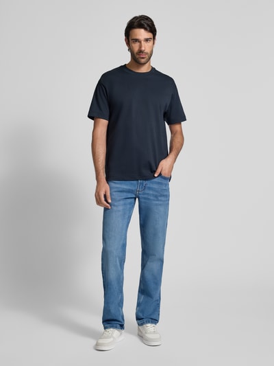 Marc O'Polo Relaxed Fit T-Shirt aus reiner Baumwolle Marine 1