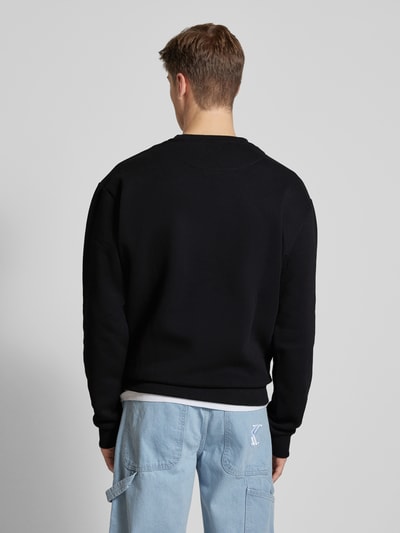 KARL KANI Sweatshirt met labelstitching Zwart - 5