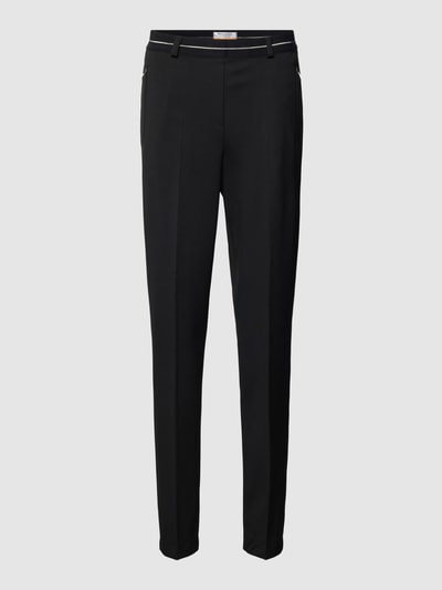 Raphaela By Brax Super slim fit stoffen broek met ritszakken, model 'LILLYT' Zwart - 2