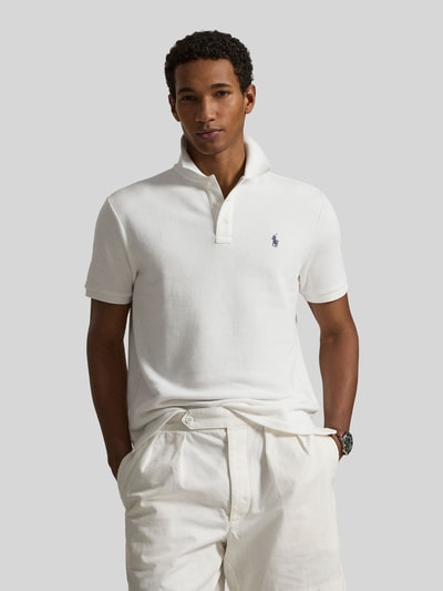 Polo Ralph Lauren Koszulka polo z mieszanki bawełny Biały 4