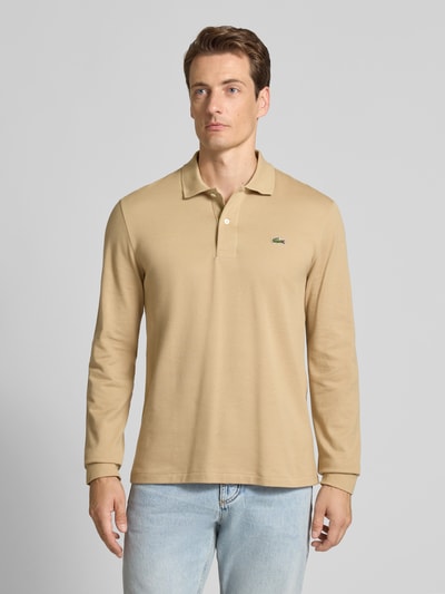 Lacoste Regular Fit Poloshirt aus reiner Baumwolle Beige 4