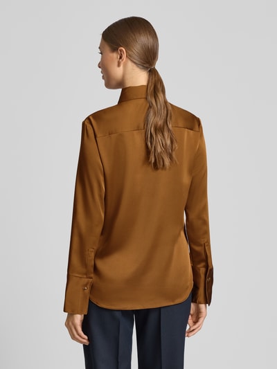 Mango Regular Fit Hemdbluse mit Umlegekragen Modell 'Ideale' Camel 5