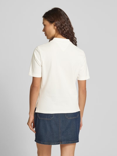Tommy Hilfiger Regular fit poloshirt met logostitching, model '1985' Ecru - 5