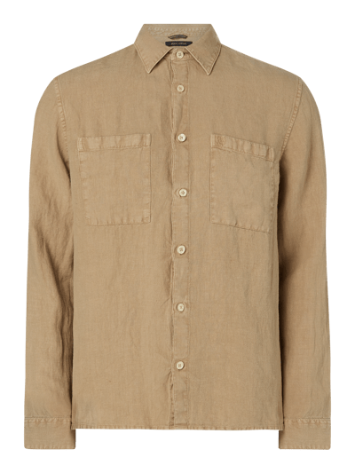 Marc O'Polo Regular fit linnen overhemd Beige - 3