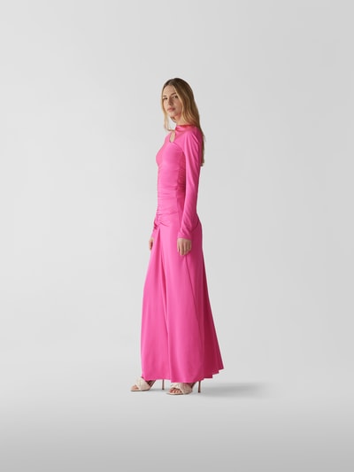 Victoria Beckham Maxikleid mit Raffungen Pink 4