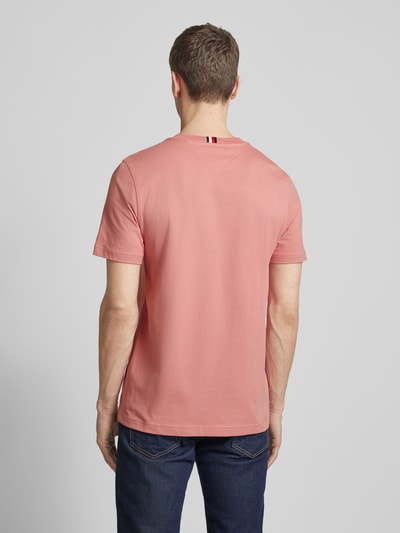 Tommy Hilfiger T-shirt met labelpatch Lichtrood - 5