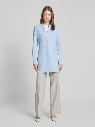 WHITE LABEL Longblazer mit Stehkragen Bleu 1