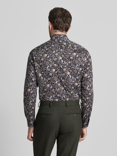 ETERNA Comfort Fit Business-Hemd aus Bauwolle mit Kentkragen Marine 5