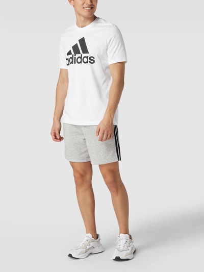 ADIDAS SPORTSWEAR T-Shirt mit Label-Print Weiss 1