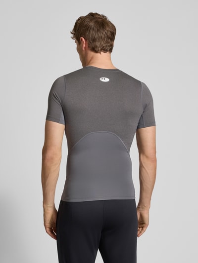 Under Armour T-shirt z nadrukiem z logo Antracytowy 5