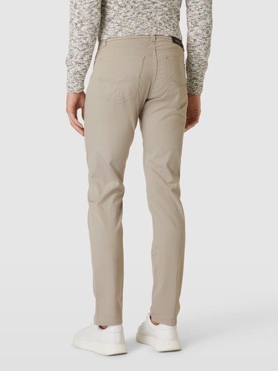 Pierre Cardin Spodnie materiałowe o kroju tapered fit z 5 kieszeniami model ‘Lyon’ Beżowy 5